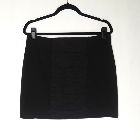 Gap Small Black Stretch Skirt With Ribbon Detail - Picture 3 of 10
